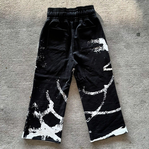 Pantalones Anchos de Cintura Alta con Estampado Personalizado Glory, 100% Algodón, Calidad Premium, Joggers para Ropa Casual, Venta al Por Mayor OEM - Product Image 4
