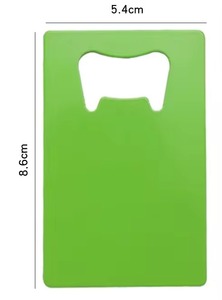 Abridor de Botellas Metálico Estilo Tarjeta, Herramienta de Barra Delgada para Bolsillo, Perfecto para Uso en el Hogar, Viajes y Fiestas, Abridor de Botellas Portátil - Product Image 3
