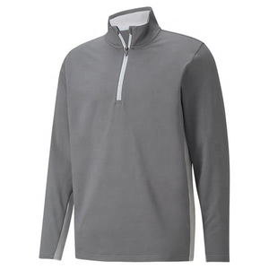 Camiseta Deportiva de Manga Larga con Cierre de Cremallera para Hombre OEM |   Camiseta Deportiva Transpirable de Secado Rápido para Golf, Running y Fitness |   100% - Product Image 1