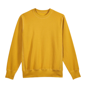 เสื้อสเวตเชิ้ตผู้ชายสำหรับฤดูหนาว สีส้ม แห้งเร็ว ผ้าฝ้ายฟลีซ 100% ดีไซน์เรียบง่าย สั่งทำได้ พิมพ์ลายดิจิทัล สีพื้น ทรงโอเวอร์ไซส์ - Product Image 4