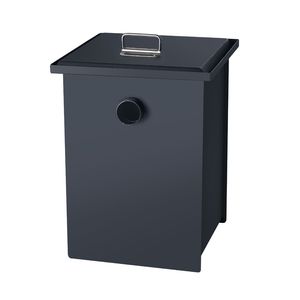 Trampa de Grasa Comercial de Acero para Cocina, 8 LBS, Interceptor de Grasa de Acero al Carbono, Entrada Lateral, 4.6 GPM, para Aguas Residuales - Product Image 1