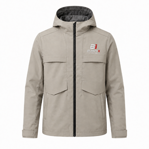 Chaqueta Utilitaria con Capucha Personalizada OEM, Resistente al Agua, con Múltiples Bolsillos, Ligera, con Impresión Personalizada y Etiqueta Privada - Product Image 1