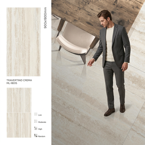 Losa de Cerámica de Porcelana Estatuario Soft de 900x1800 mm con Diseño de Grano de Mármol, Acabado Mate, Resistente a los Ácidos y Antideslizante para Pisos y Paredes Interiores Modernos - Product Image 5