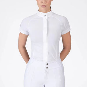 Camisa de equitación para mujer, tela suave y elástica, cómoda, elegante y de ajuste cómodo para entrenamiento y eventos. Camisas de competición para mujer. - Product Image 1