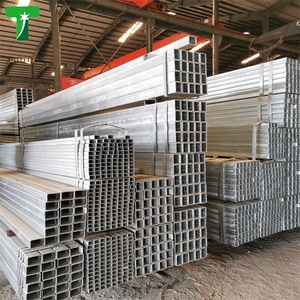 Tuyau d'acier creux carré <span class=keywords><strong>galvanisé</strong></span> de haute qualité et technique laminée à chaud de barres rectangulaires - Product Image 4
