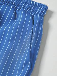Conjunto de Chaqueta Cortavientos a Rayas Extra Grande Personalizada, Sudadera Ligera con Cremallera, Chándal de Corte Holgado, Fabricante OEM ODM, Impermeable - Product Image 4