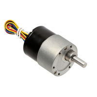 Moteur miniature à courant continu sans balais à engrenages Faradyi JGB37-3525 à couple élevé, marche avant et arrière, 12V/24V