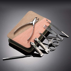 Kit de manucure et pédicure compact, ensemble d'outils de soin des ongles en acier inoxydable, kit de manucure et pédicure - Product Image 1