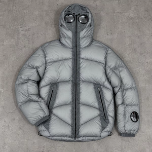 Wholesale Men's Goggle Style Quilted Winter Puffer Jacket with Side <b>Zipper</b> Pockets <b>Fleece</b> 100% Polyester Fiber Filling - Product Image 5