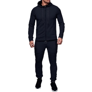 Custom <b>Tracksuit</b> for Men High Quality Wholesale Men Casual Jacket+Pants Jogging Men's Sport Suit - Product Image 5