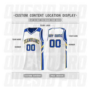 Maillot de basketball léger en polyester, nouvelle arrivée, meilleur fournisseur, vêtements de sport respirants, maillots de basketball réversibles - Product Image 3