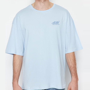 Camisetas Extra Grandes para Hombre de Alta Calidad, Ligeras y Transpirables, 100% Algodón, Hombros Caídos, Corte Holgado, Estilo Casual Urbano - Product Image 3