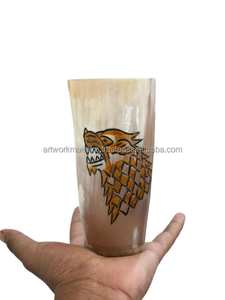 Cuerno de búfalo auténtico tallado a mano y elaborado por artesanos indios expertos, cuerno de buey auténtico con acabado natural pulido de primera calidad, lo último en el mercado. - Product Image 2