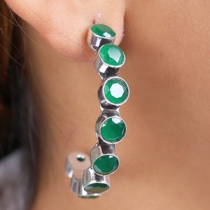 Oxidized <b>Silver</b> Ear Climber <b>Earring</b> Wholesale Bulk | Direct Factory Supplier | MOQ Available | Export Quality Jewelry Manufactur - Product Image 2