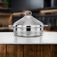 Cacerola Clásica de Acero con Revestimiento de Acero Inoxidable, Apta para Horno y Lavavajillas, para Uso Doméstico y en Restaurantes - Product Image 3