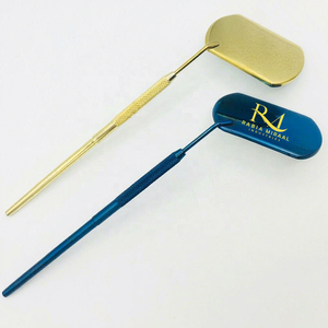 Top Product Blue And Gold Plasma Coated Color / <b>Square</b> Shape And Eyelash Extension <b>Mirror</b> And Diamond Grip Handle - Product Image 4