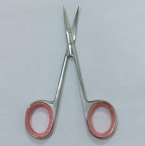Ciseaux à cuticules STALEKS PRO, acier inoxydable poli miroir, avec crochet, 3,75 pouces, ciseaux pour salon de beauté - Product Image 3