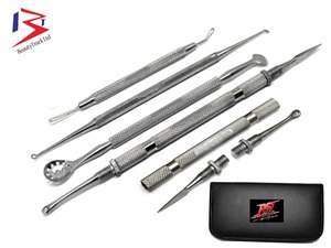 7Pcs Face Care Stainless Steel Skin Remover <b>Blackhead</b> Blemish Acne Pimple <b>Extractor</b> Tool Skin Care Cleanser Manufacturers Supply - Product Image 5