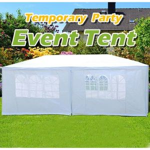 Tenda a baldacchino per matrimonio e festa all'aperto 10x20 'con 6 pareti laterali rimovibili Gazebo per uso interno ed esterno - Product Image 6