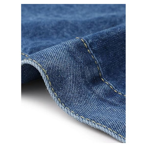 แจ็คเก็ตยีนส์ผู้หญิง แขนยาว ติดกระดุม สไตล์วินเทจตะวันตก คลาสสิก ลำลอง สตรีทแวร์ - Product Image 5