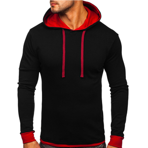 Sweat-shirts à capuche pour hommes en gros, 100 % coton, pull-over uni, sweat-shirt à capuche premium en molleton épais avec logo personnalisé - Product Image 6