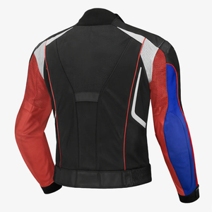 Chaqueta de Motociclismo Crimson Axis GSX de Cuero, Impermeable, de Secado Rápido, con Protección CE Nivel 2, para Pista, con Protección Speed Hump - Product Image 2