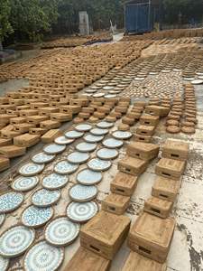 Plateau de service de forme ovale en rotin naturel durable en gros et poignée de panier pour le stockage de cuisine cadeau de service de fruits pour les femmes - Product Image 5