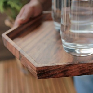 New FAIZA CRAFT Art Deco Fruit Design Wooden Serving <b>Tray</b> for Home Decor Coffee <b>Breakfast</b> & Dinner From India - Product Image 2
