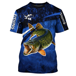 T-shirts de pêche légers et tendance pour hommes LADO SPORTS - UPF 50+ Séchage rapide Respirant Grande taille Style décontracté pour l'extérieur - Product Image 4