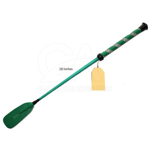 Fouet d'équitation professionnel avec poignée en caoutchouc confortable pour l'entraînement équestre - Product Image 2