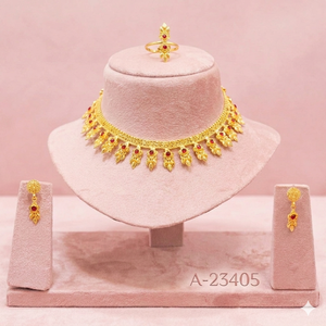 ชุดเครื่องประดับเจ้าสาว MOLL JEWELLERS ปี 2024 แรงบันดาลใจจากอินเดียและแอฟริกา แฟชั่นทันสมัยสำหรับผู้หญิง ชุบแพลตตินั่ม ทำจากทองแดงผสมประดับเพชรซิร์คอน สำหรับงานแต่งงาน - Product Image 1