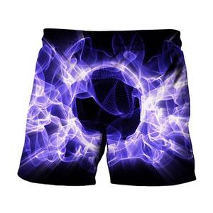 New Style Eco-Friendly Breathable Quick Dry Solid Casual Jogging Double-<b>layer</b> Men's Mesh Gym Sports Shorts Drawstring Closure - Product Image 3