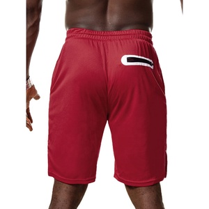 Shorts de sport pour hommes, en nylon et polyester, respirants, à séchage rapide, avec taille élastique, personnalisables en gros, pour l'entraînement, la course et la gym - Product Image 3