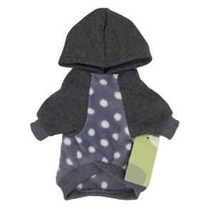 Dot Design 100% Cotton Dog Hoodie Pullover Autumn Fleece Breathable Windproof Eco-Friendly Home Use - Product Image 3