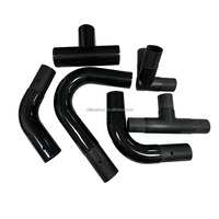 Tube incurvé personnalisé OEM en fibre de carbone Tubes coudés en fibre de carbone ultra légers pour Drone agricole Eft Joint Twist à bras pliable