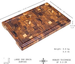 Tabla de Cortar de Plástico Fácil de Limpiar |   Tabla de Cortar Resistente a los Olores y a los Arañazos para Uso Diario en la Cocina del Hogar - Product Image 5