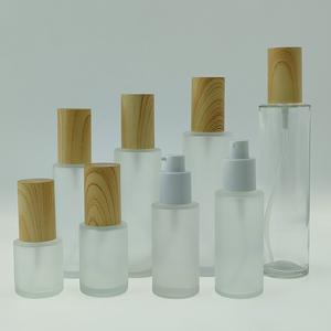 <span class=keywords><strong>Parfum</strong></span> haut <span class=keywords><strong>de</strong></span> gamme cosmétiques <span class=keywords><strong>eau</strong></span> émulsion Essence crème pour le visage crème solaire vaporisateur nettoyant pour le visage bouteille en verre conteneur - Product Image 4