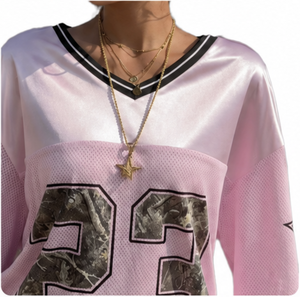 Pantalones cortos de licra transpirables rosas para mujer, personalizados con el nombre del equipo, para uso en cancha, 100% poliéster - Product Image 6
