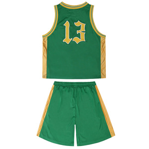Ensemble de maillot de basket-ball en maille rouge, débardeur sans manches avec short à cordon de serrage, vêtements de sport unisexes pour adultes, respirants - Product Image 2