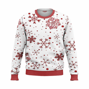 OEM 2026 <b>Christmas</b> Eco-Friendly Embroidered Front Crew Neck Streetwear <b>Sweatshirt</b> <b>Women</b> Plus Size Casual Long Sleeve Knitted Hip - Product Image 6