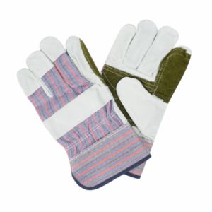 Guantes de Seguridad de Cuero Vacuno de Primera Calidad, Doble Palma, Resistentes, con Dorso de Algodón para Uso Industrial - Product Image 4