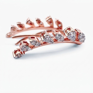 Pendientes de diamantes en forma de pera en oro rosa de 9 quilates |   Joyería de Diamantes Naturales y Cultivados en Laboratorio - Product Image 3