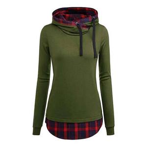 Hoodie personnalisé imprimé avec doublure en polaire, coupe ample et finition côtelée, pour femmes - Product Image 1