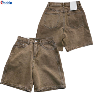 Shorts en jean pour femmes, tendance, rétro, décontractés, doux et respirants, BOBBIN INDUSTRIES, shorts en jean pour femmes, taille haute, été - Product Image 5