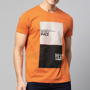 Nueva Colección, Camisetas Color Naranja para Hombre, Venta al Por Mayor, Camisetas Personalizadas Casuales Unisex para Hombre, Tallas Grandes - Product Image 2