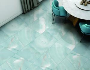Carreaux de sol 60x120cm, style moderne, Aqua Himalayenne, porcelaine haute brillance, carreaux muraux et de sol, plusieurs tailles, polis, intérieur luxueux, hôtel, villa. - Product Image 1