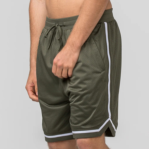 Factory Price Custom Brand Men's Basketball Shorts Reversible Double <b>Layer</b> Mesh Team Uniforms Printing Sports Wear Shorts - Product Image 3