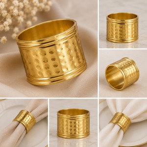 Anillo de Servilleta Metálico Decorativo Premium, Porta Servilletas Reutilizable para Mesas Festivas, Navidad, Acción de Gracias y Ocasiones Especiales - Product Image 6