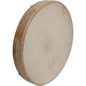 Tambour chamanique en peau de bison, tambour chamanique indigène fait main, tambour rond de 16 pouces avec cadre en peau de chèvre à vendre - Product Image 2