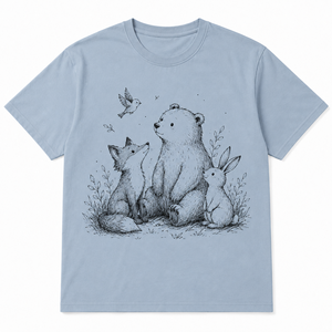 Camiseta Gráfica de Manga Corta con Cuello Redondo Oversize para Hombre, de Algodón Tejido, Estilo Casual Urbano, Estampada, OEM ODM, Venta al por Mayor, 320g - Product Image 5